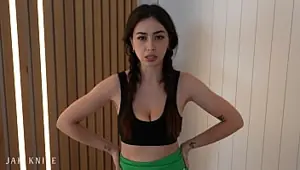 My BIG TITTY NEIGHBOR caught me spying, now I have to pay the price Chloe Surreal