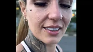 I saw a prostitute hanging out on the street and asked her to give me a blowjob, she charged me 10 and she wanted to take me to the alley! Public