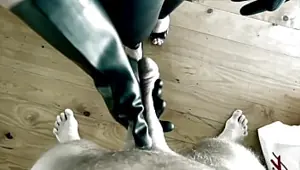 Dominatrix Mistress April Cock squeeze