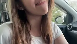 I gave a ride to a student and fucked her in the car