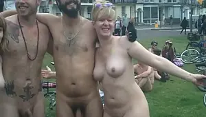 The Brighton 2015 Naked Bike Ride Part2 Warning Contains Full Frontal Nudity