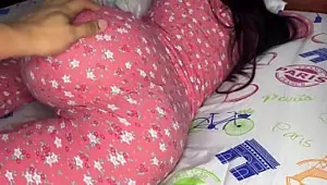 My 18 Year Old Stepdaughter's Ass with Big Buttocks