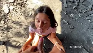 caught a girl 18 yo in the private sector and severely punished by fucking in the ass and filled her face with sperm