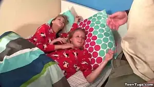 tt Double teen POV handjob