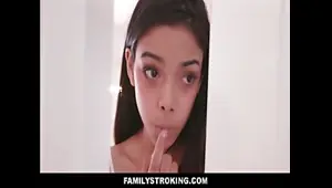 Horny Tiny Latina Teen Step Sister Fucked After Watching Brother Masturbate
