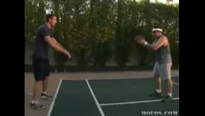 Candice Finds A Hottie on the Court