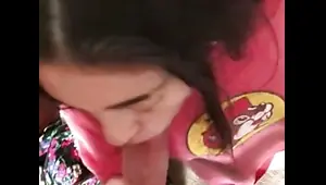 Best friend little sister sucking my dick