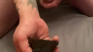Double fucking her pussy and then exploding in her ass