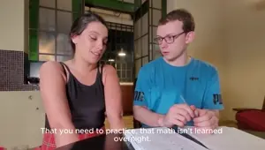 Shy student allows herself to be manipulated by teacher to pass test