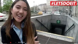 LETSDOEIT Charlie Dean Picks Up And Asian Tourist And Makes Her Squirt