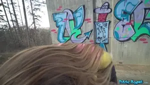Public Agent hitchhiking MILF with great tits gets a big surprise