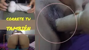 I made my own dildo ; tested it and cum twice! ASMR spanish JOI