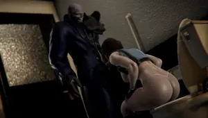 Resident Evil 3 Remake Nemesis fucks Jill Valentine 3D Porn