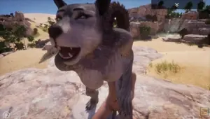 Wild Life Furry Wolf girl Rasha Porn HD