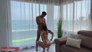Seductive and horny amateur babe fucking with sea view Miss Pasion