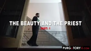 PURGATORYX Petite Lilly Hall deepthroats her priest