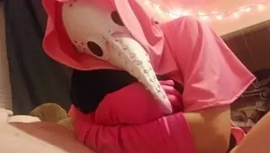 Slutty Plague Doctor Shows You Her Toys