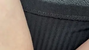 Beautiful girl masturbationanal in the car