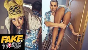 Fake Hostel Intense wild and hardcore fuck for hot Mauritius girl with incredible body tight ass and shaved pussy