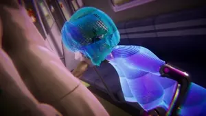Cyberpunk Sex with Holographic girl 3D Porn
