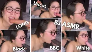 6Inch, 7inch, and 8Inch Dildo Sucking ASMR BJ Kimmy Kalani