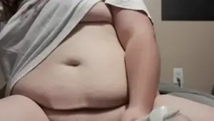 Chubby Teen Rides Dildo To Intense Orgasm