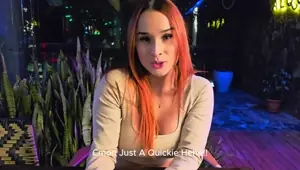 COLOMBIAN TEEN has risky PUBLIC SEX with stranger in a restaurant bathroom! Abella Olsen