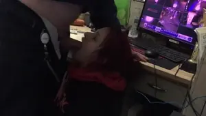 Blow job at work. Almost busted!